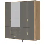 Szekrény Dante Dt17 Tölgy Cremona/Szürke