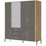 Szekrény Dante Dt17 Tölgy Cremona/Szürke