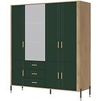 Szekrény Dante Dt17 Tölgy Cremona/Zöld