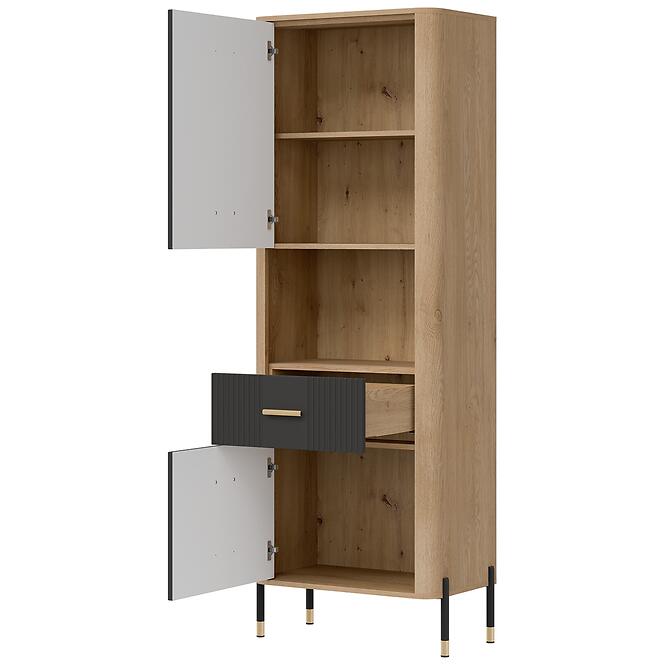 Regál Dante L/P Dt15 Tölgy Cremona/Antracit,2