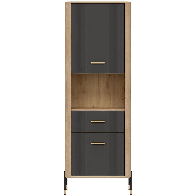 Regál Dante L/P Dt15 Tölgy Cremona/Antracit,3