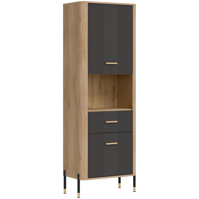 Regál Dante L/P Dt15 Tölgy Cremona/Antracit,5