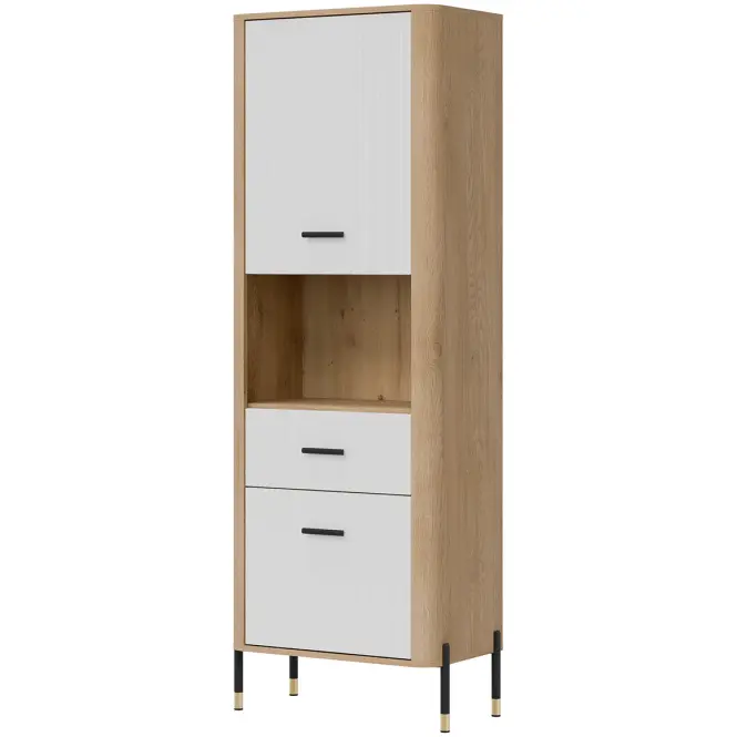 Regál Dante L/P Dt15 Tölgy Cremona/Fehér
