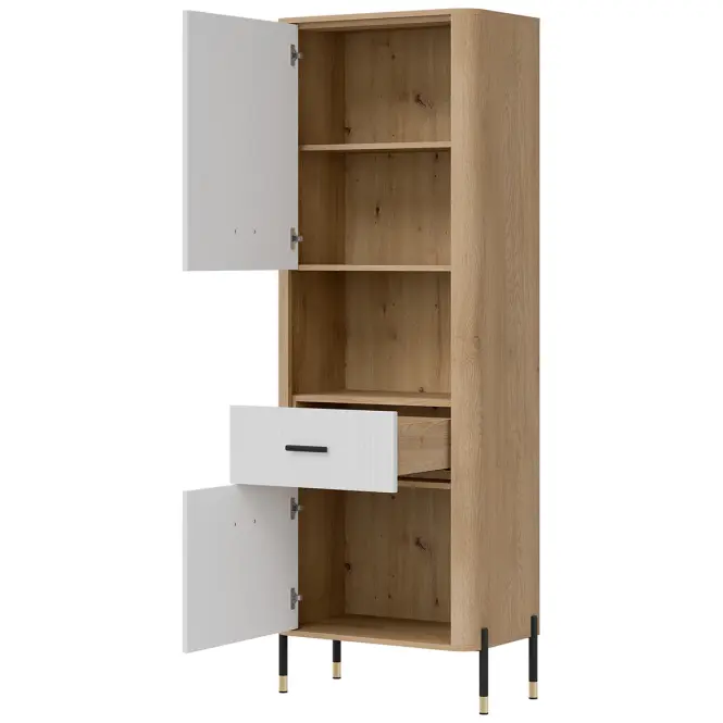 Regál Dante L/P Dt15 Tölgy Cremona/Fehér