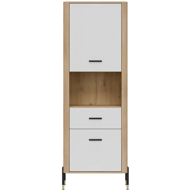 Regál Dante L/P Dt15 Tölgy Cremona/Fehér