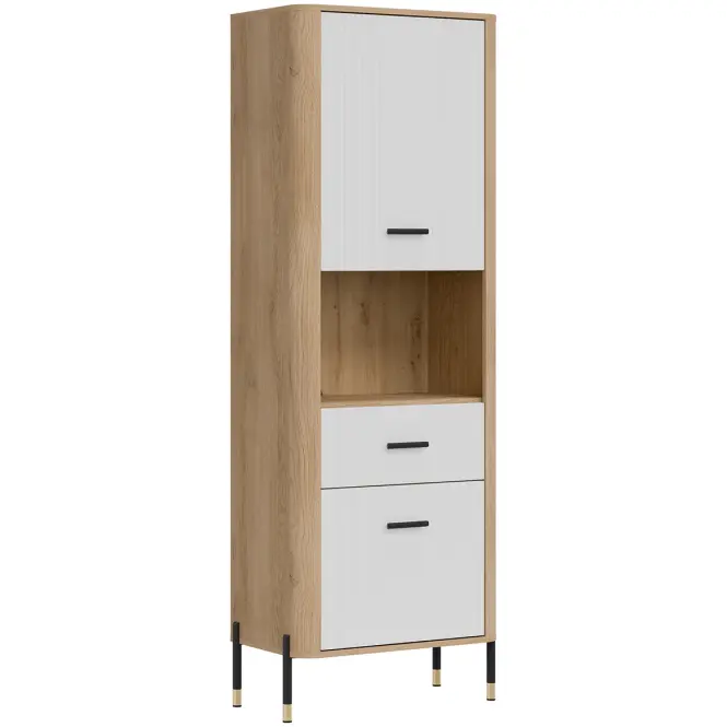 Regál Dante L/P Dt15 Tölgy Cremona/Fehér,5