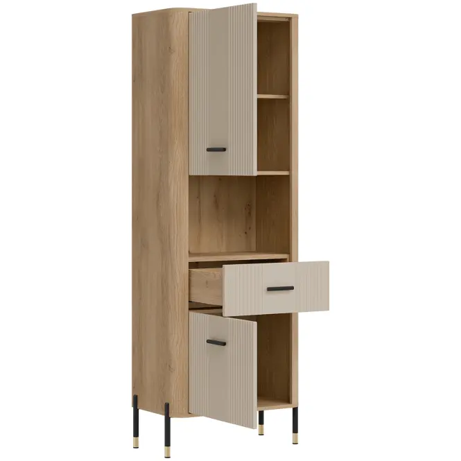 Regál Dante L/P Dt15 Tölgy Cremona/Kasmír,6