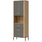 Regál Dante L/P Dt15 Tölgy Cremona/Szürke