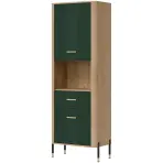 Regál Dante L/P Dt15 Tölgy Cremona/Zöld