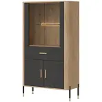 Vitrin Alacsony Dante Dt12 Tölgy Cremona/Antracit