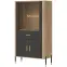 Vitrin Alacsony Dante Dt12 Tölgy Cremona/Antracit