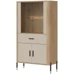 Vitrin Alacsony Dante Dt12 Tölgy Cremona/Kasmír