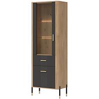 Vitrin L/P Dante Dt13 Tölgy Cremona/Antracit