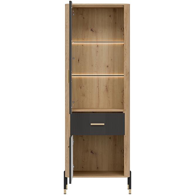Vitrin L/P Dante Dt13 Tölgy Cremona/Antracit