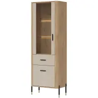Vitrin L/P Dante Dt13 Tölgy Cremona/Kasmír