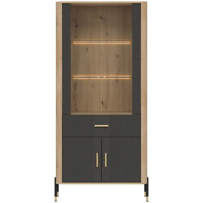 Vitrin Dante Dt14 Tölgy Cremona/Antracit