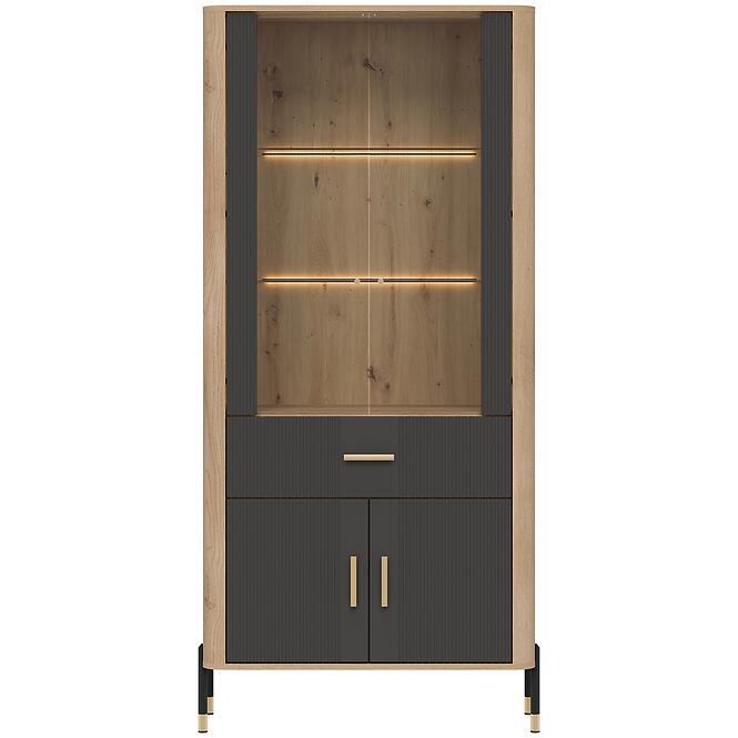 Vitrin Dante Dt14 Tölgy Cremona/Antracit