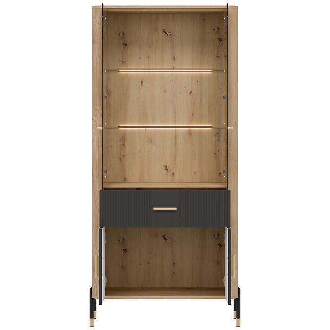Vitrin Dante Dt14 Tölgy Cremona/Antracit