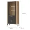 Vitrin Dante Dt14 Tölgy Cremona/Antracit,7
