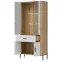 Vitrin Dante Dt14 Tölgy Cremona/Fehér,2