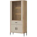 Vitrin Dante Dt14 Tölgy Cremona/Kasmír