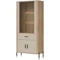 Vitrin Dante Dt14 Tölgy Cremona/Kasmír