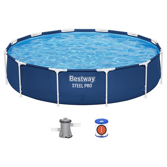Medence kerettel szivattyúval 3,66 x 0,76 m BESTWAY 56681,6