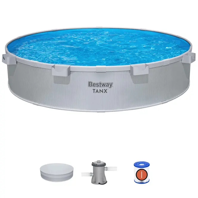 Kerek medence acélfallal TANX 3,05 x 0,61 m BESTWAY 561RW