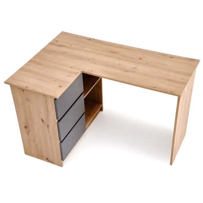 Íróasztal sarok Bega artisan/grafit