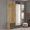 Előszobafal Coral tölgy arany/antracyt,3