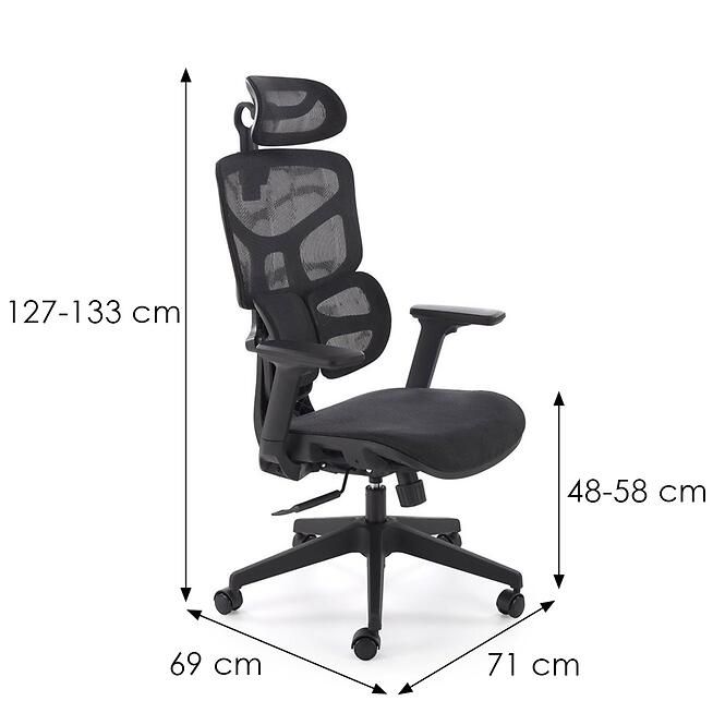 Forgószék Macar fekete