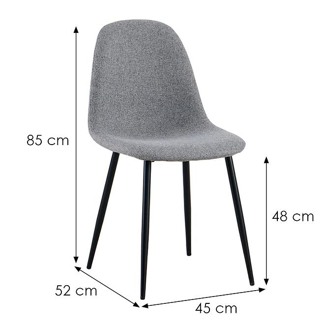 Szék Maria 12553 szürke,2