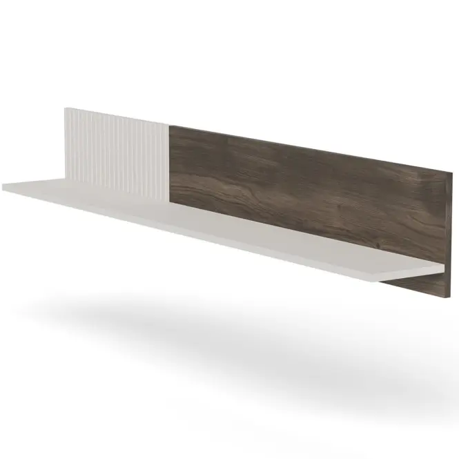 Függő polc Random 2 P 1 kashmir/dió/fekete