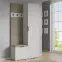 Szekrény Clif SL 50 fehér,4