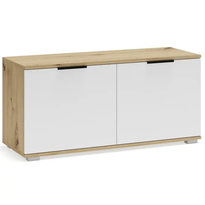 Cipősszekrény Clif ST 100 artisan/fehér