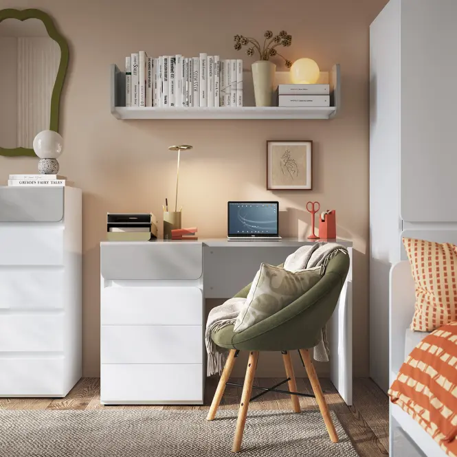 Regál 1s Flexi Flxr01 Fehér  Alpin/Billbergia Mdf,4