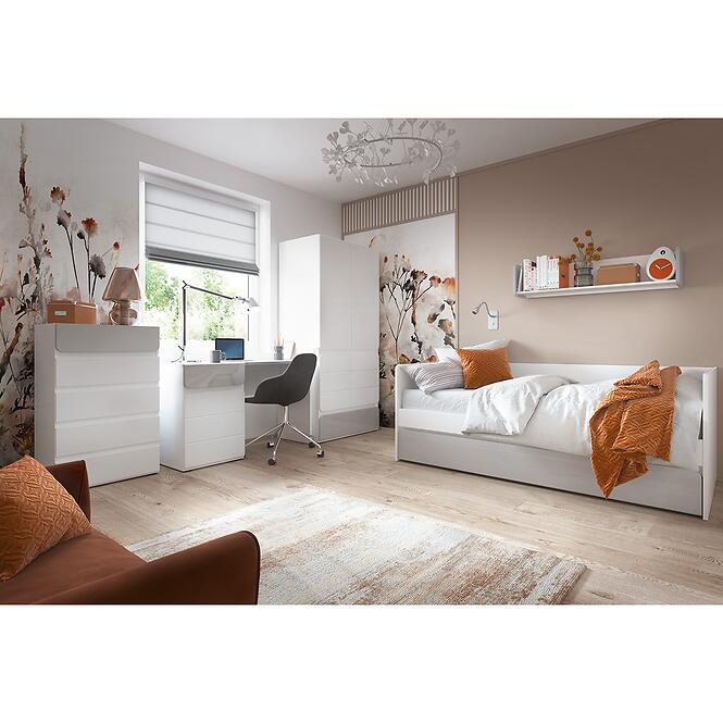Regál 1s Flexi Flxr01 Fehér  Alpin/Billbergia Mdf,6