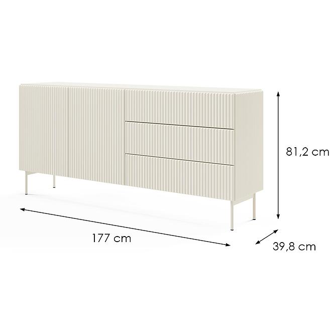 Komód Muti C 177 2d3s Kasmír,2