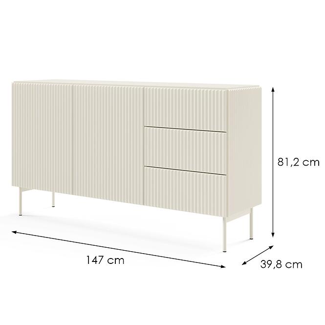 Komód Muti D 147 2d3s Kasmír