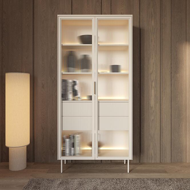 Vitrin Lumi Magas A 91 2d2s + Led Kasmír
