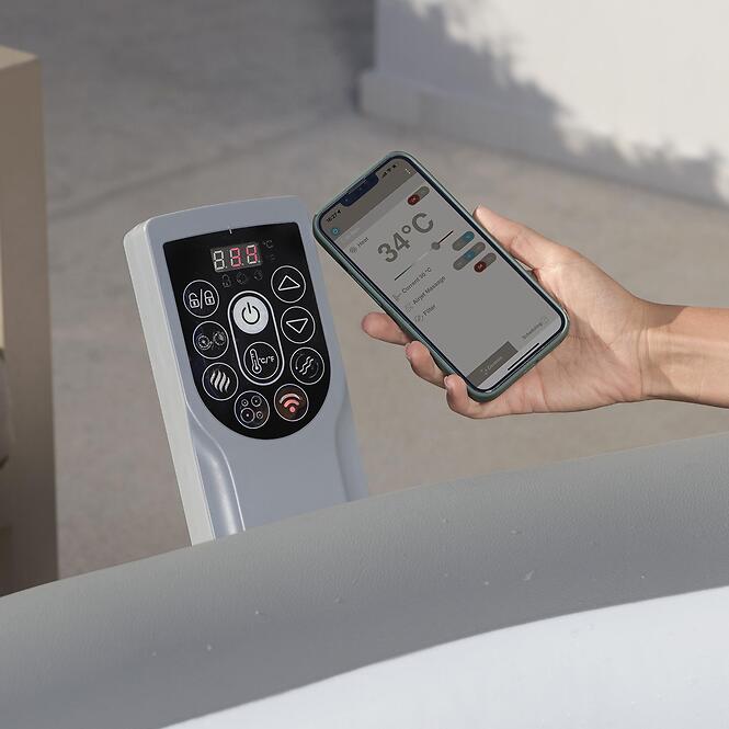 Energiatakarékos felfújható pezsgőfürdő Hawaii Smart AirJet,8