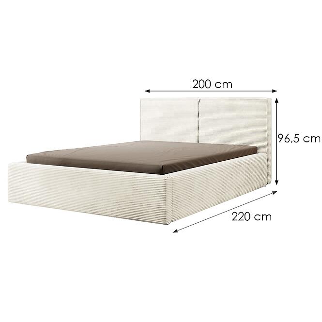 Ágy Inez 180x200 Poso 100