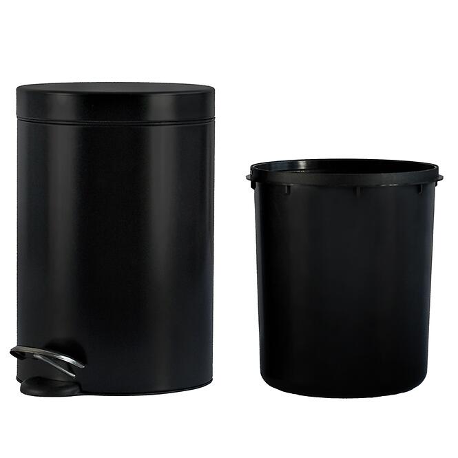 Szemetes 3 l fekete,2