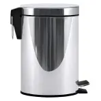 Kosár pedállal 3 l ezüst