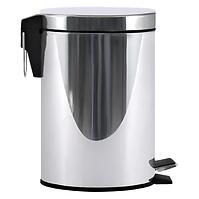 Kosár pedállal 3 l ezüst