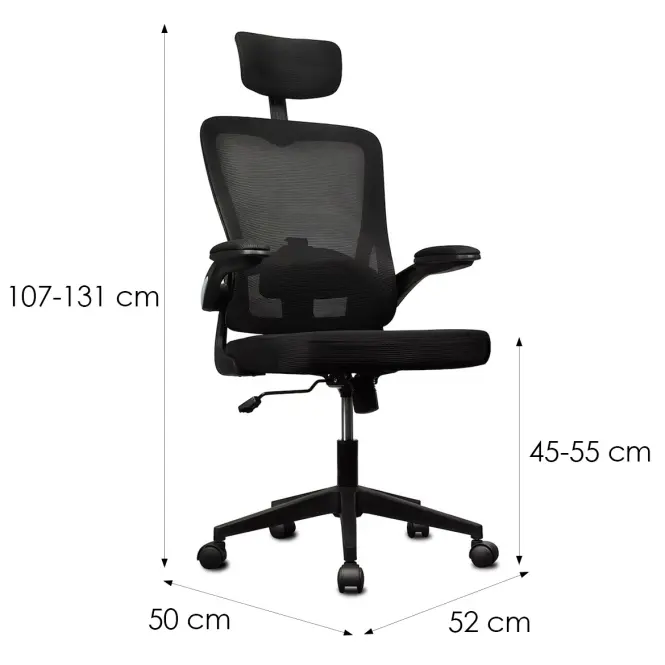 Irodai Szék Lvn System Ergo Lite Fekete Lv2115