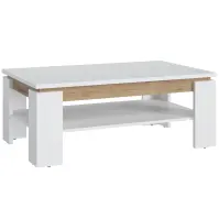 Stolik Calabria Rvt24 Dąb Coast Evoke /BIAŁA Alp