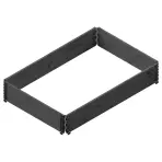 Emelt ágyás black eco 120x80x19,5 cm