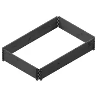 Emelt ágyás black eco 120x80x19,5 cm