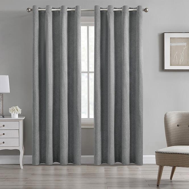 Füles függöny BLT 312/3/4 BLACKOUT 140x250 sötét szürke